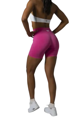 ACTIVE SEAMLESS SHORTS - HOT PINK