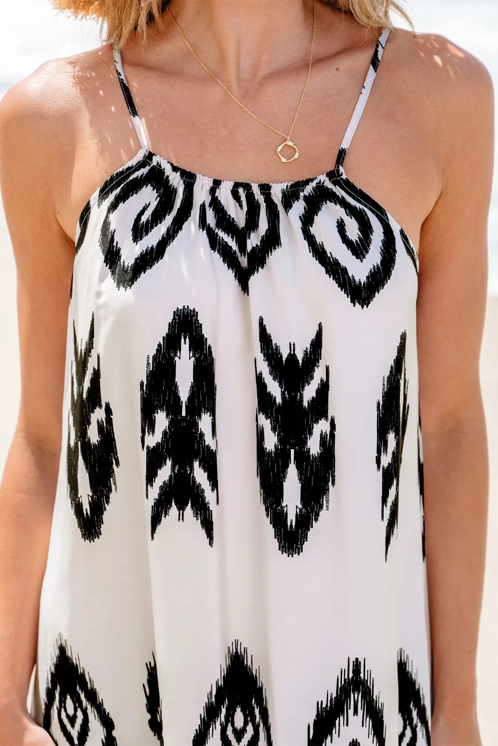Black Western Aztec Sundress