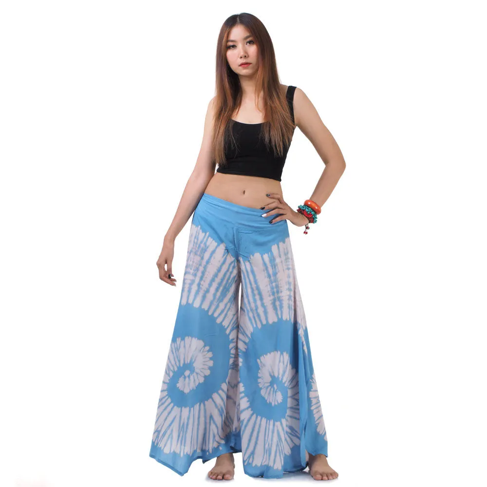 Blushing Rose Hippie Tie Dye Palazzo Pants