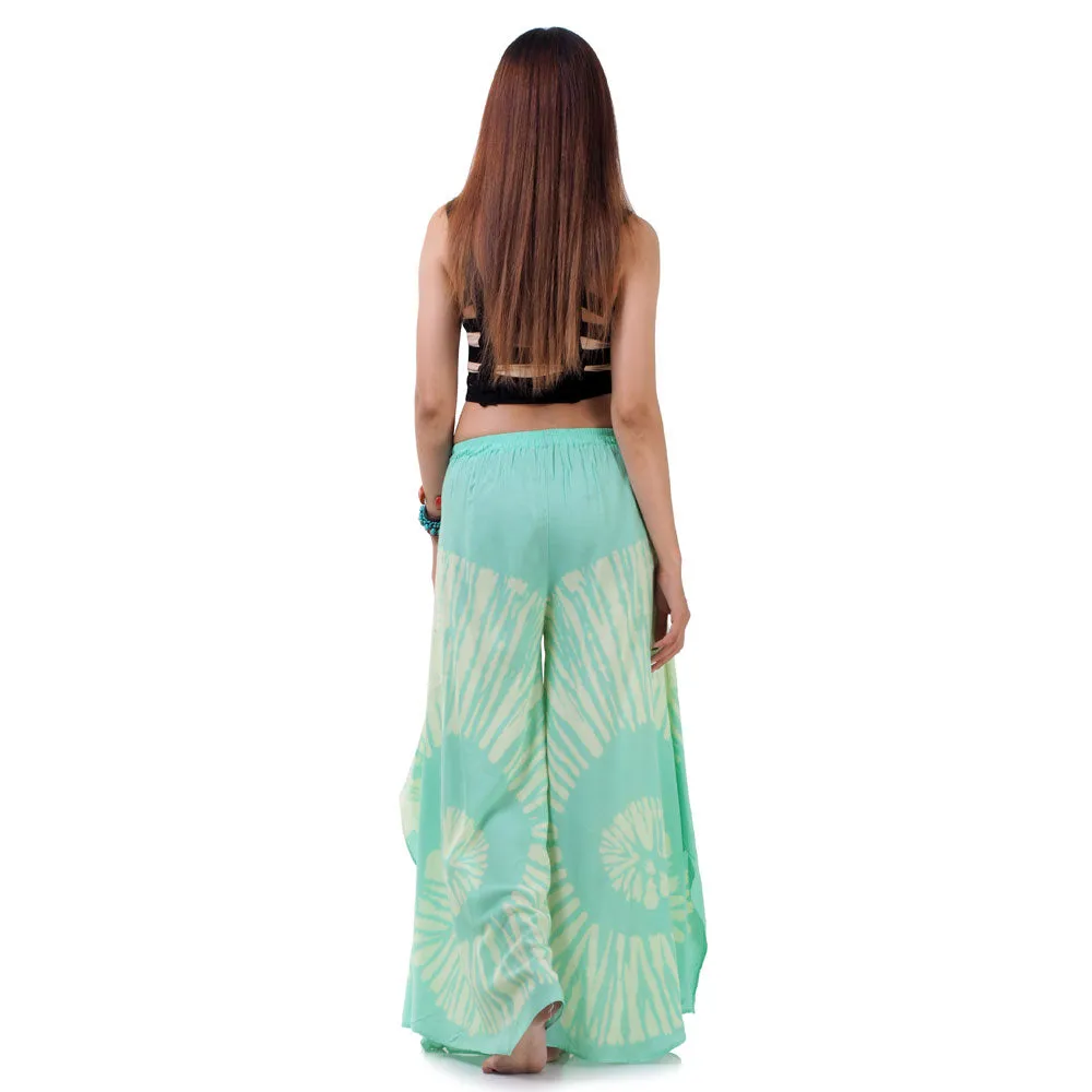 Blushing Rose Hippie Tie Dye Palazzo Pants