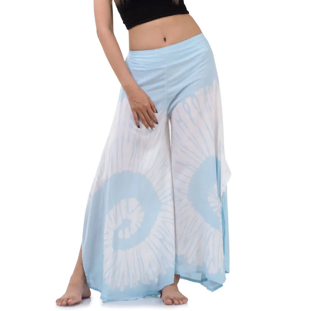 Blushing Rose Hippie Tie Dye Palazzo Pants
