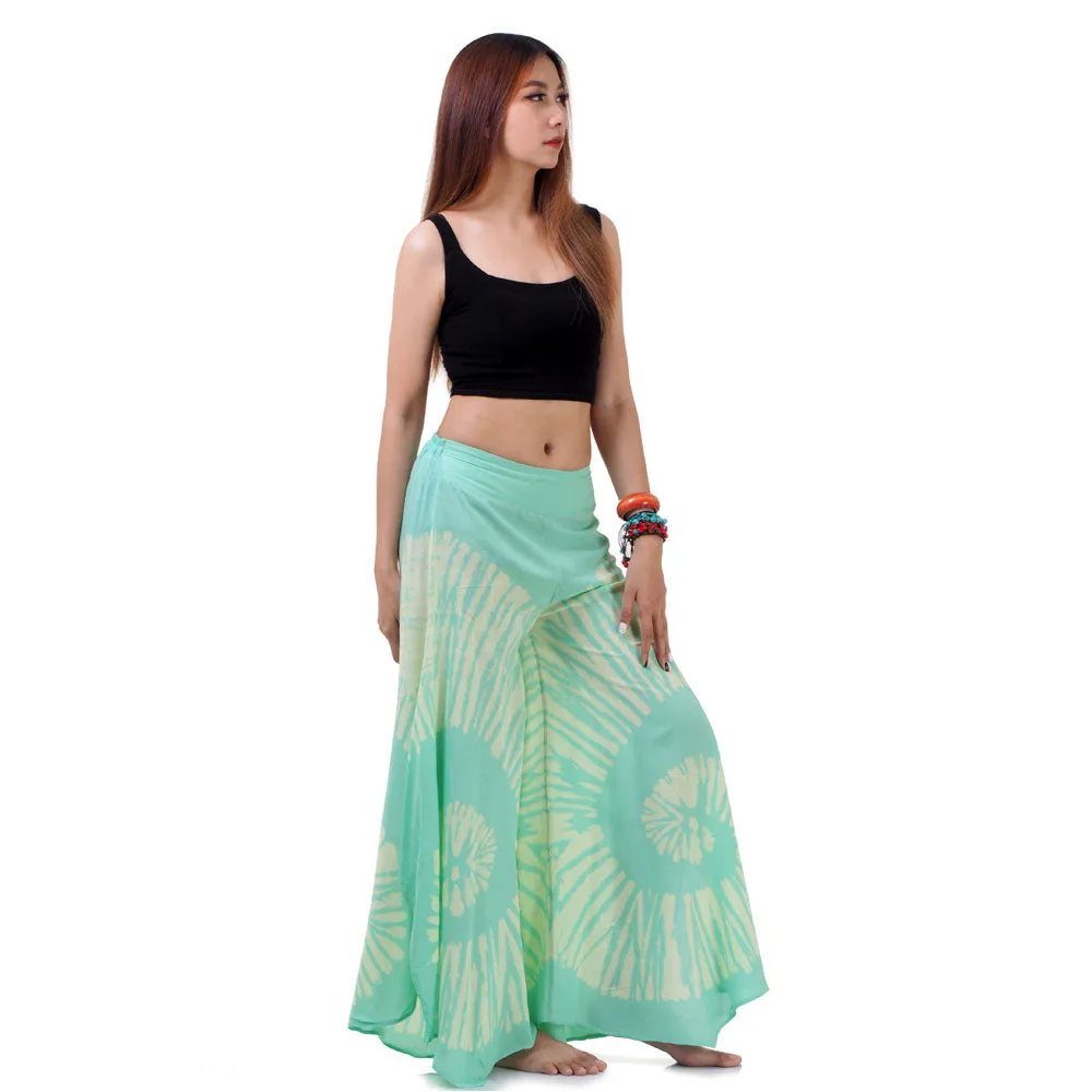 Blushing Rose Hippie Tie Dye Palazzo Pants