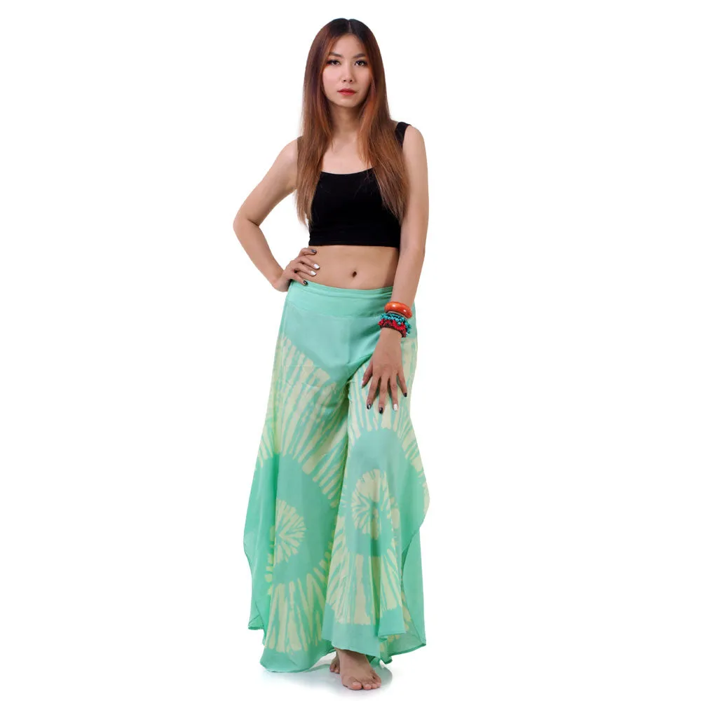 Blushing Rose Hippie Tie Dye Palazzo Pants