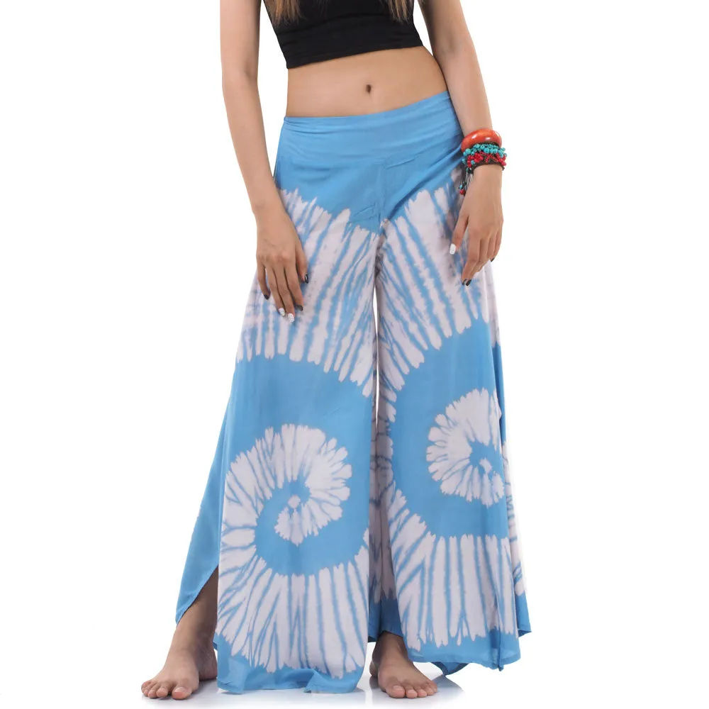 Blushing Rose Hippie Tie Dye Palazzo Pants