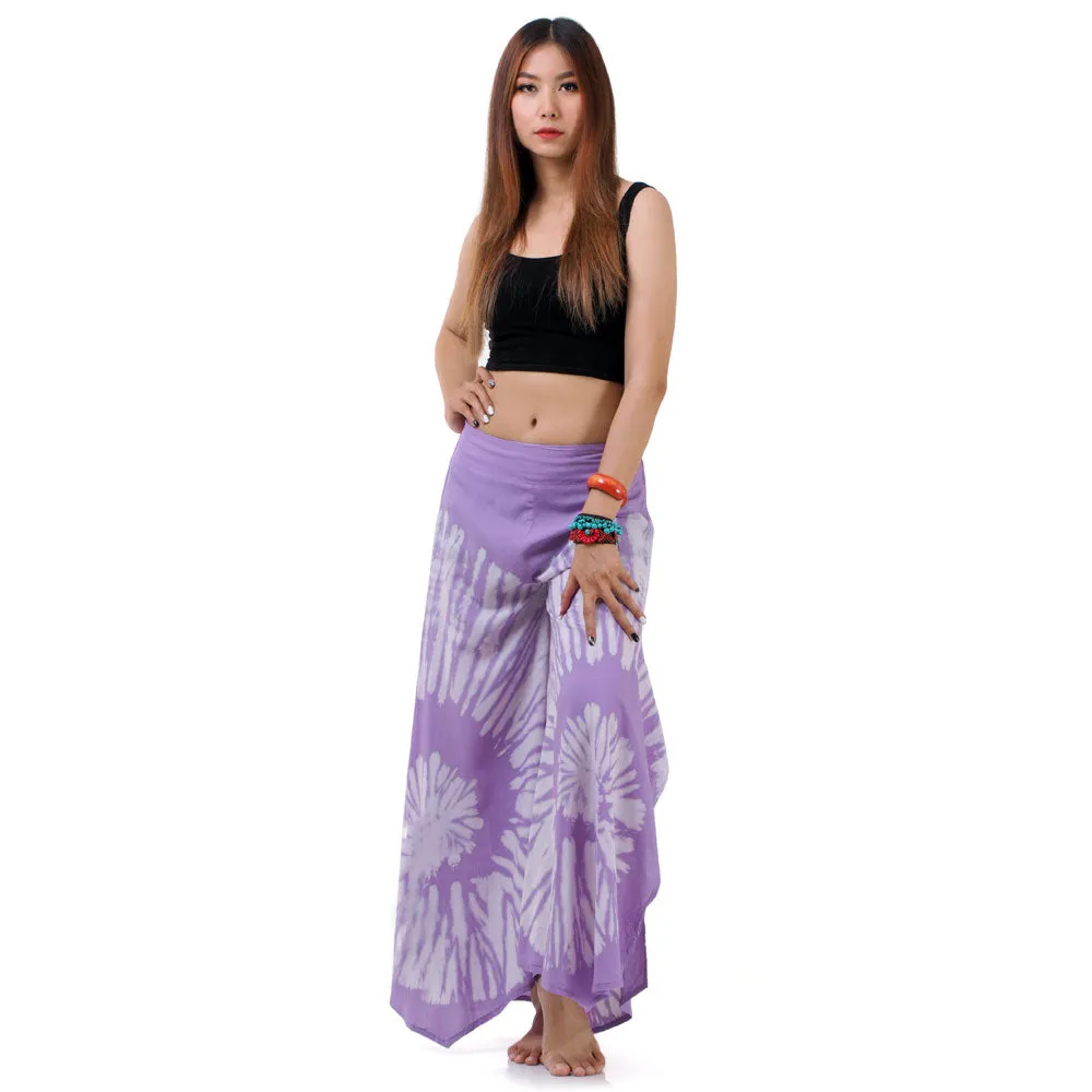 Blushing Rose Hippie Tie Dye Palazzo Pants