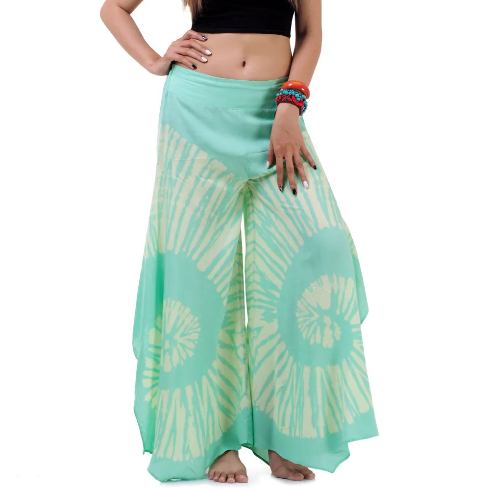 Blushing Rose Hippie Tie Dye Palazzo Pants