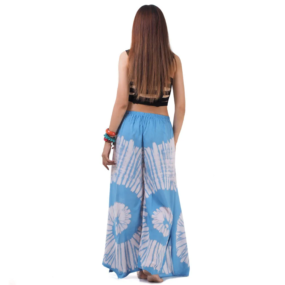 Blushing Rose Hippie Tie Dye Palazzo Pants