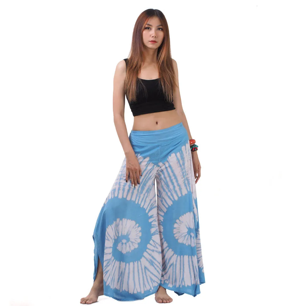 Blushing Rose Hippie Tie Dye Palazzo Pants