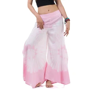 Blushing Rose Hippie Tie Dye Palazzo Pants