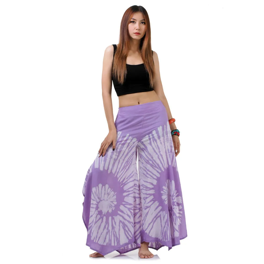 Blushing Rose Hippie Tie Dye Palazzo Pants
