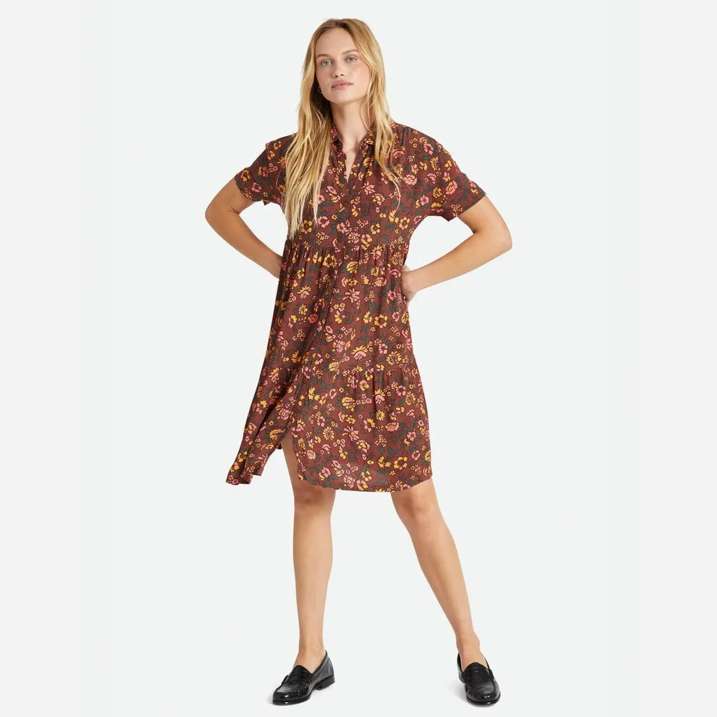 Brixton | Beauford Dress | Rum Raisin