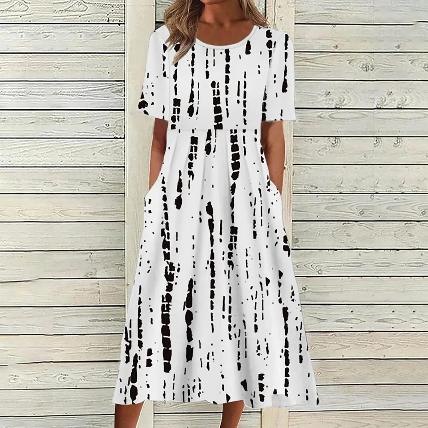 Ceboyel Maxi Dresses for Women 2023 Short Sleeve Casual Tshirt Dresses Floral Print Long Dress Trendy Summer Boho Clothing