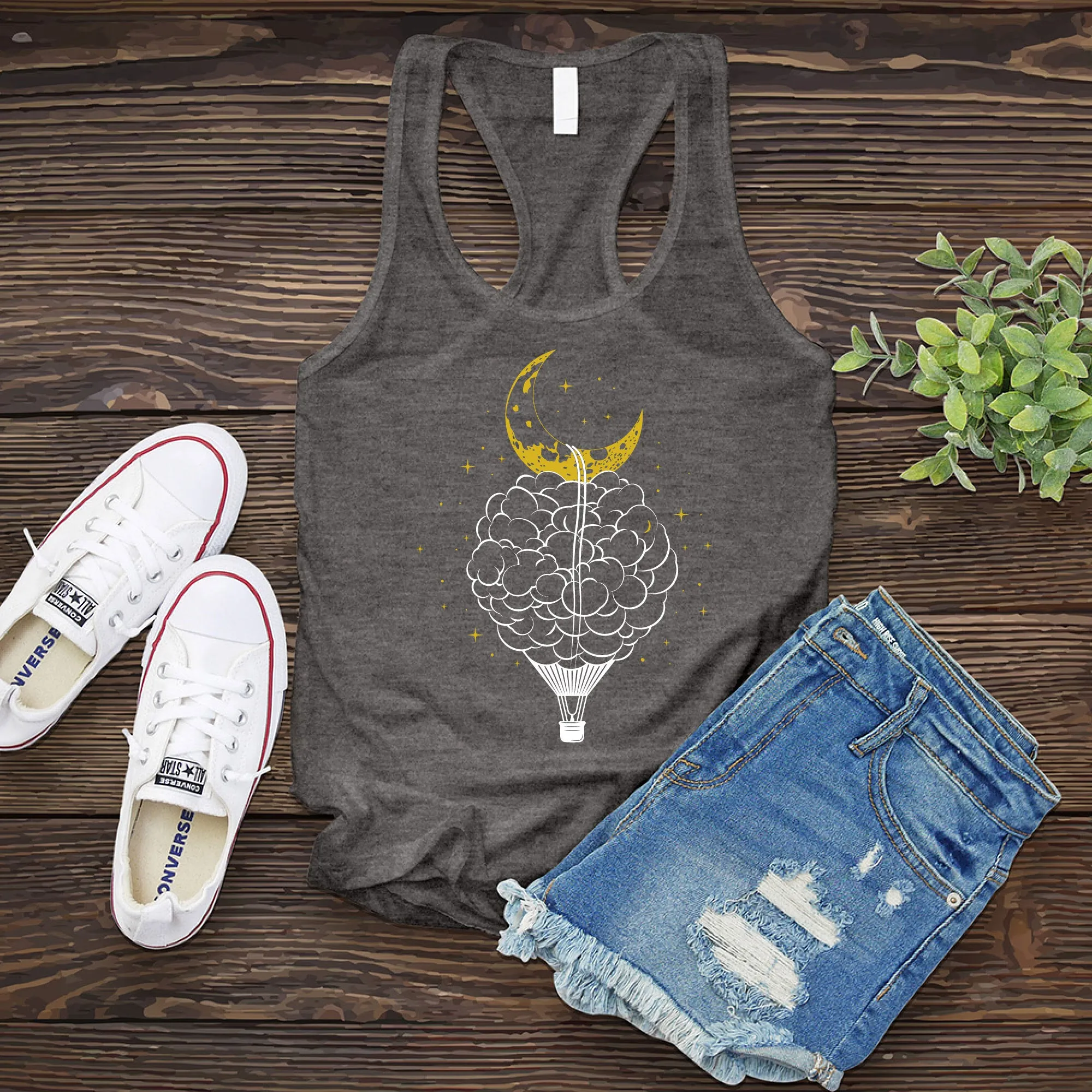 Cloud Hot Air Balloon Women's Tank Top