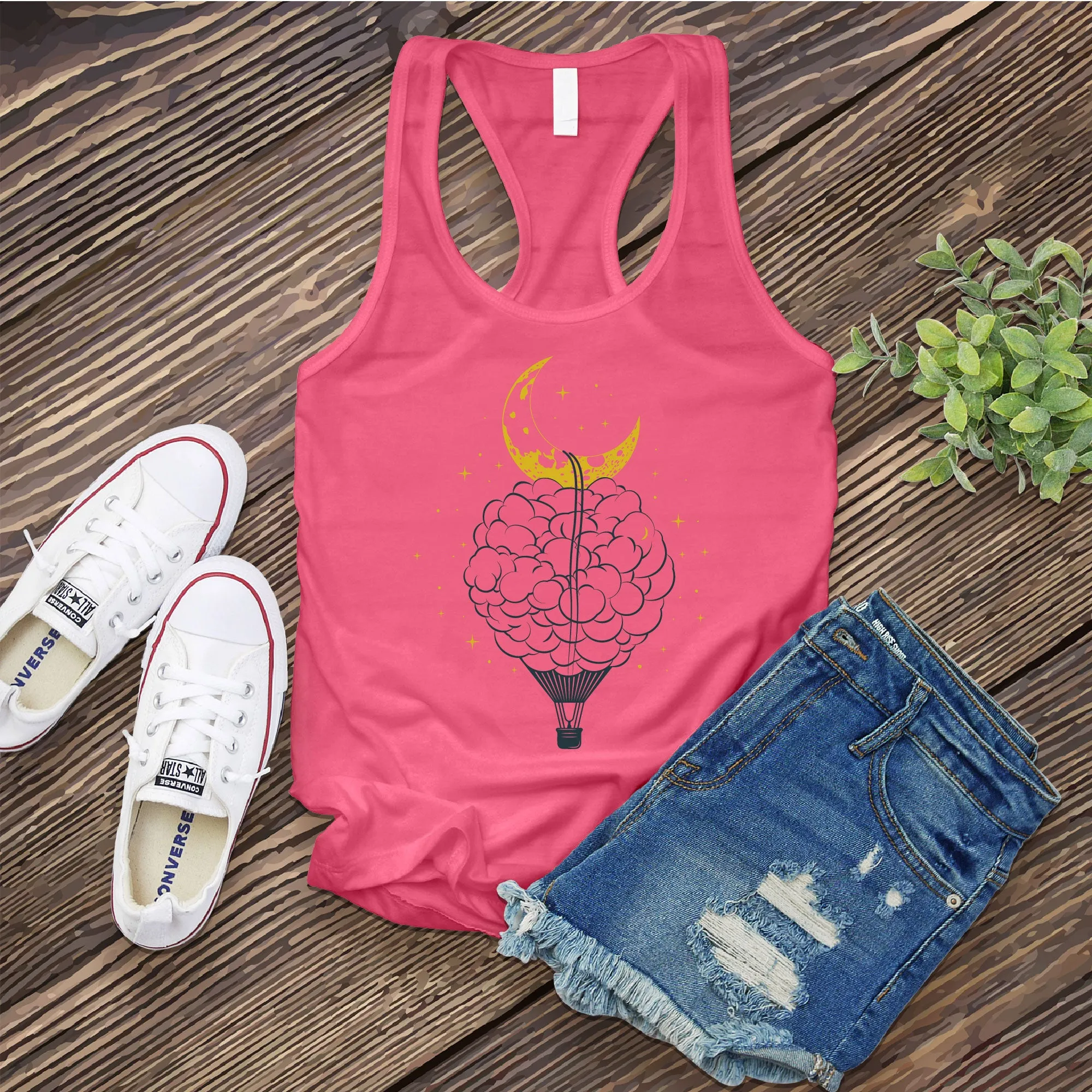 Cloud Hot Air Balloon Women's Tank Top