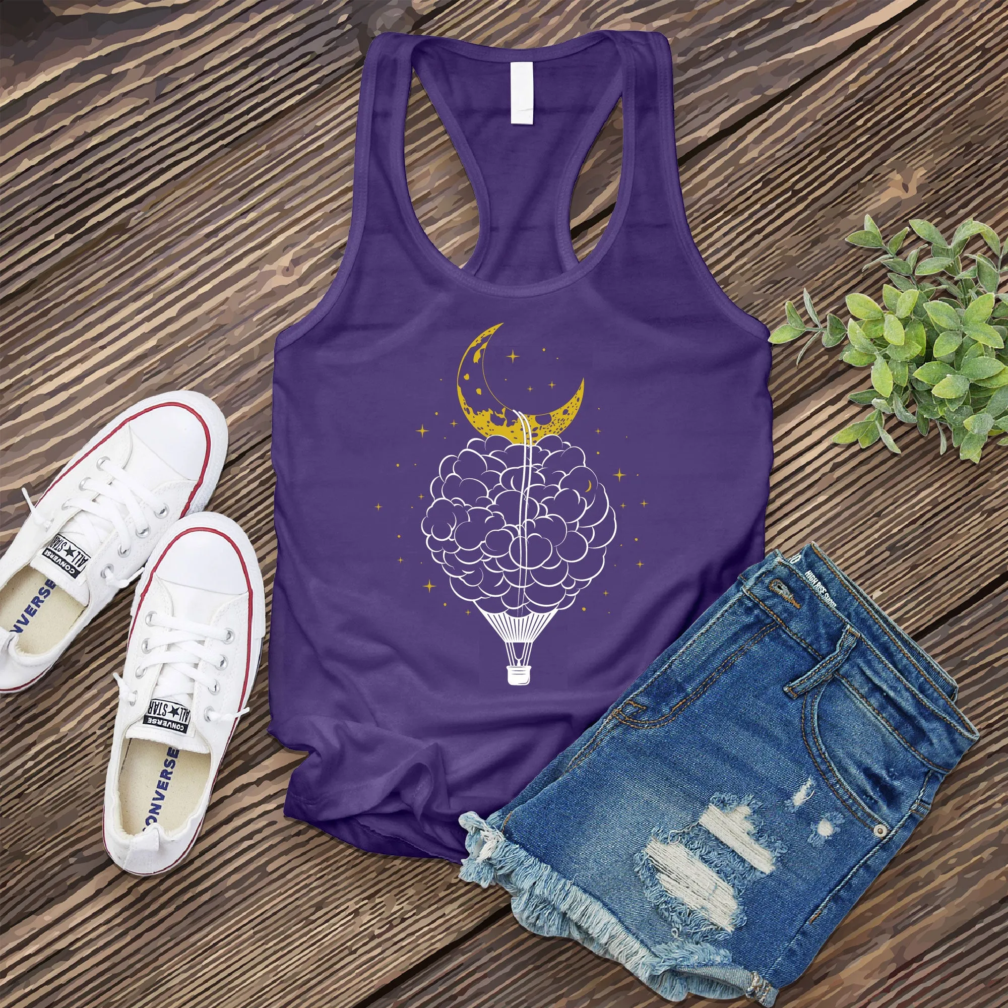 Cloud Hot Air Balloon Women's Tank Top