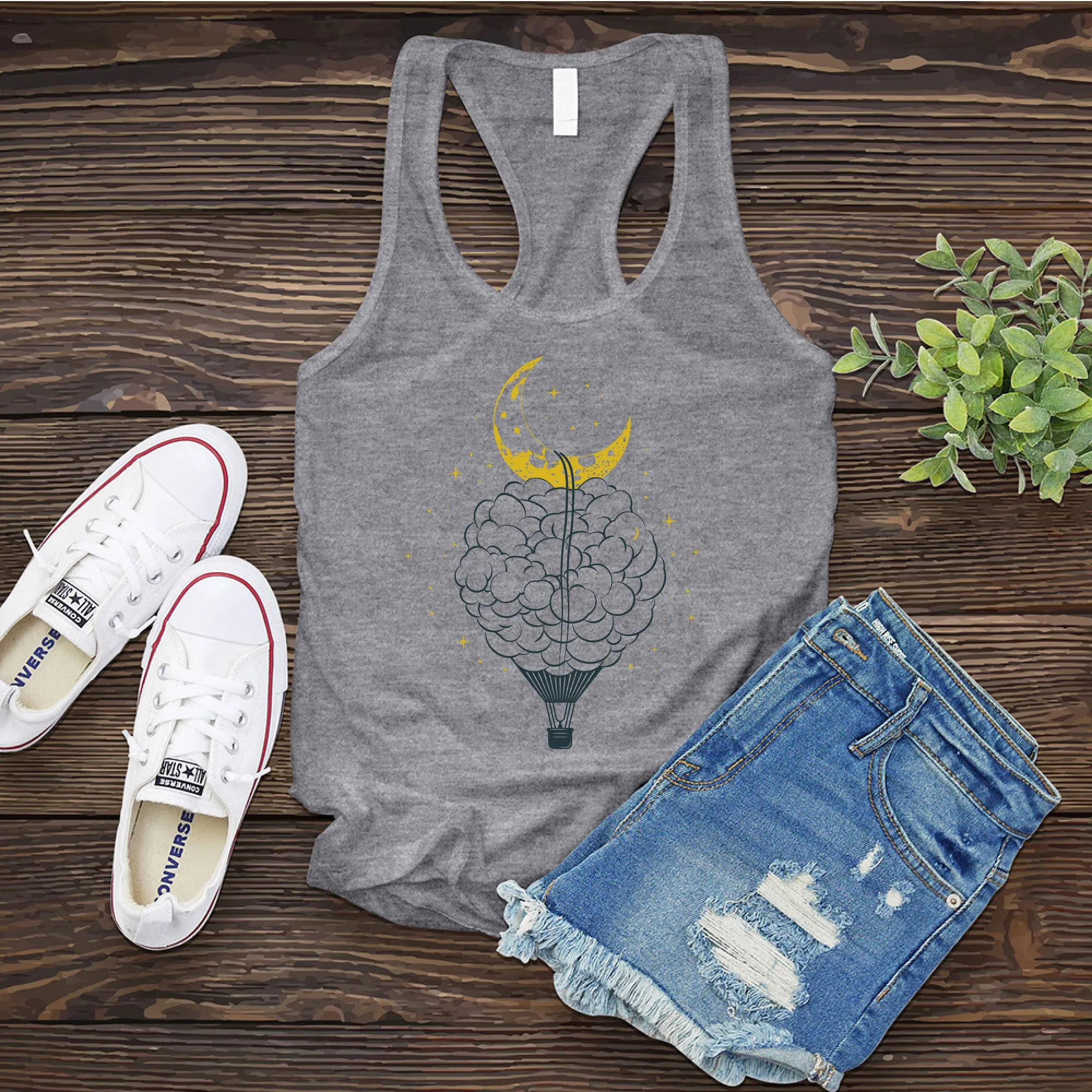 Cloud Hot Air Balloon Women's Tank Top
