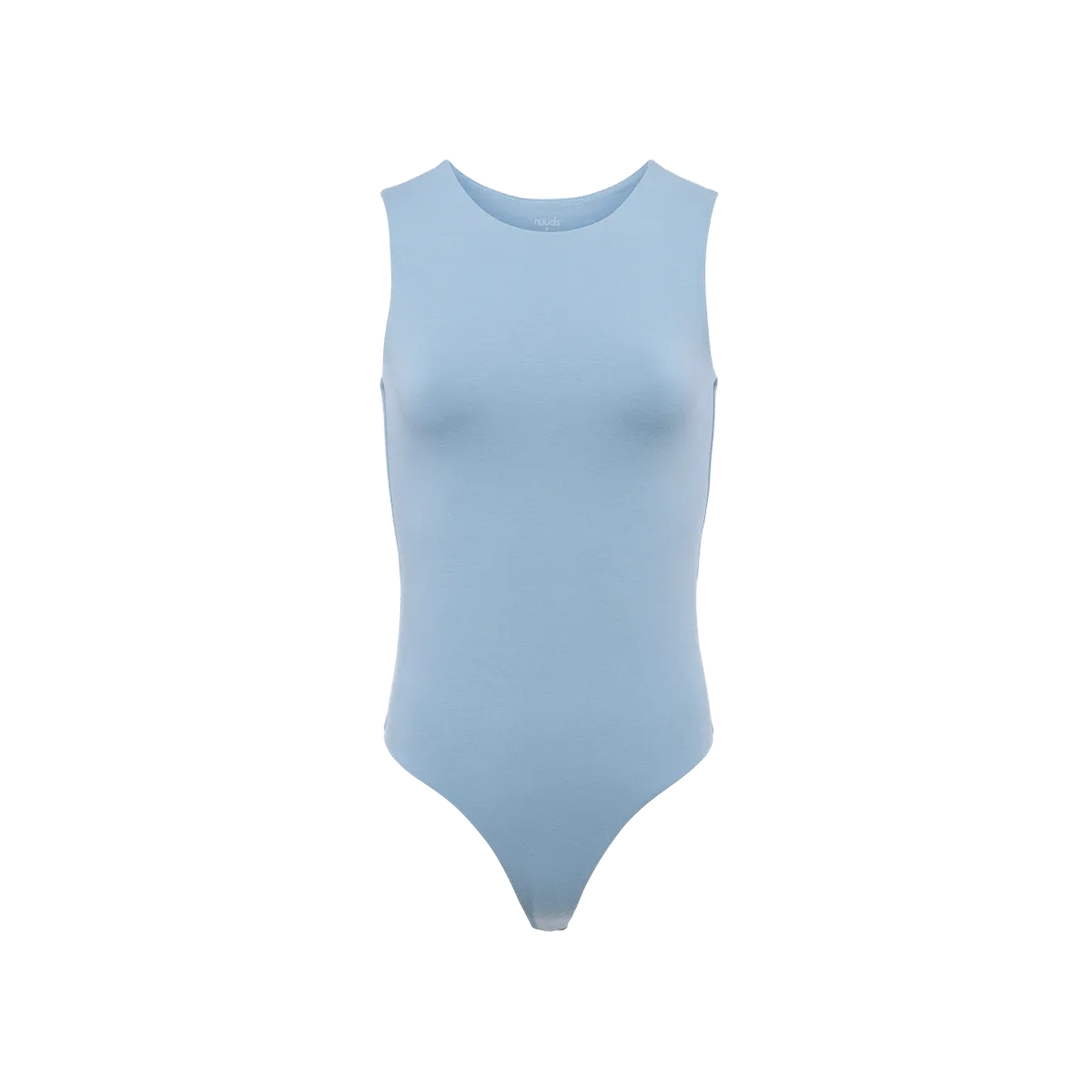 Cotton Stretch Classic Crewneck Tank Bodysuit | Mist