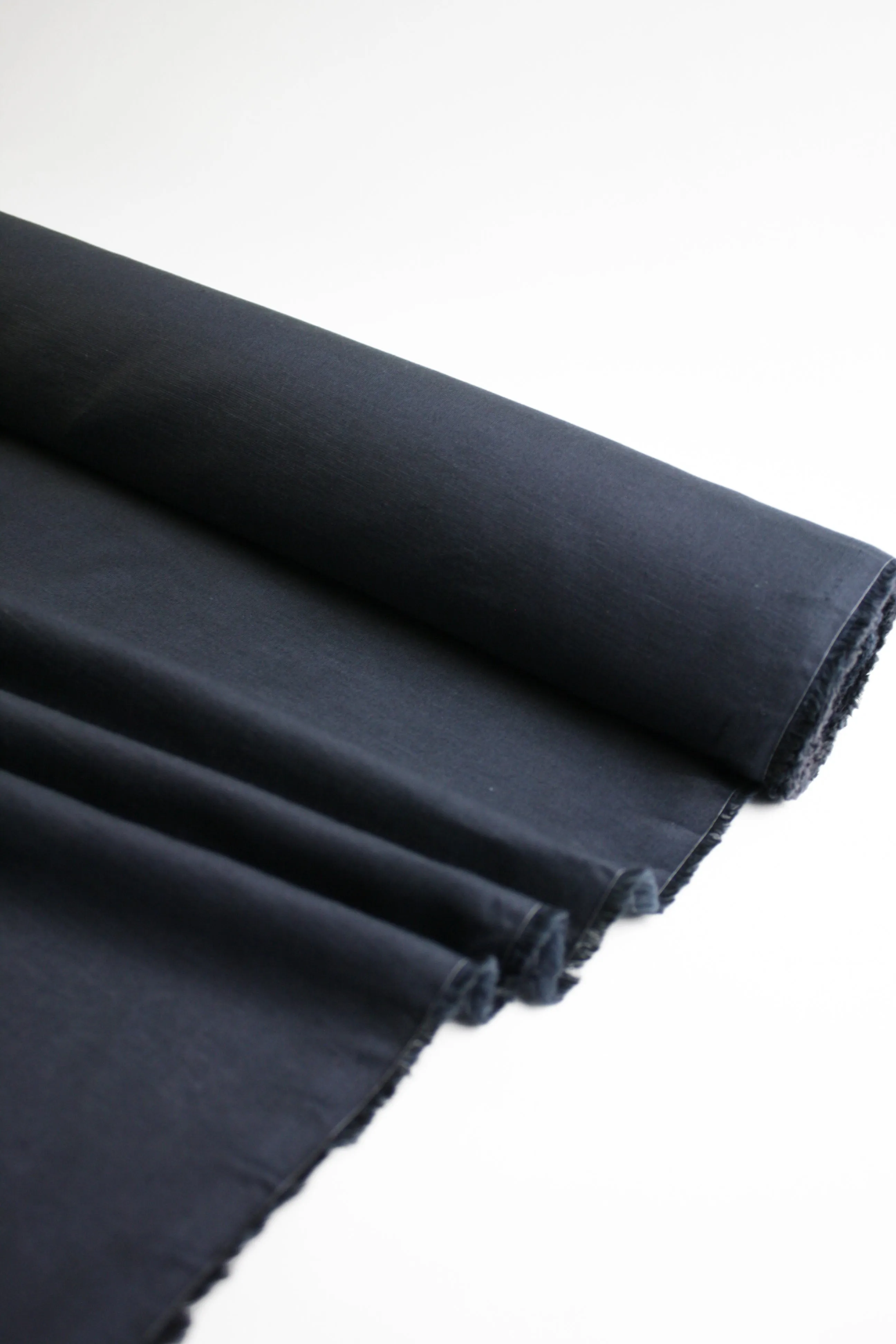 Emi - Slubbed Linen Voile | Midnight #7