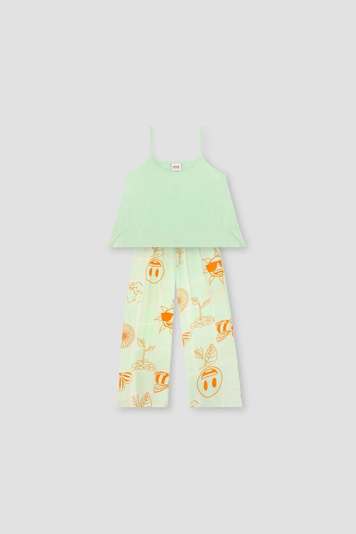 Emoji Pj Set For Women - Spray