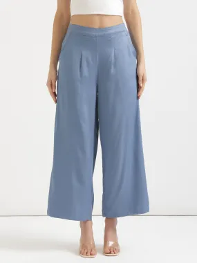 English Blue Palazzo Pant