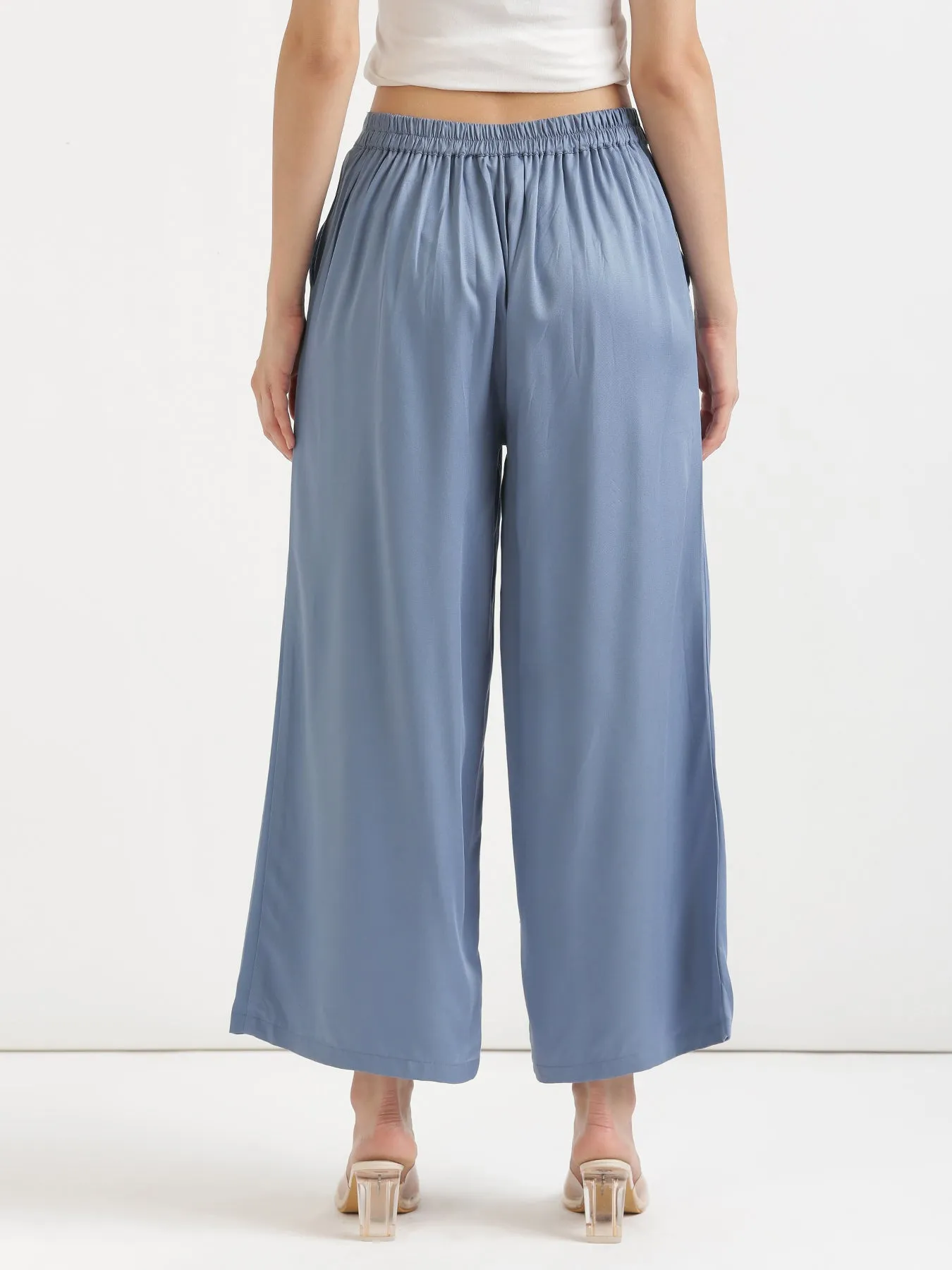 English Blue Palazzo Pant