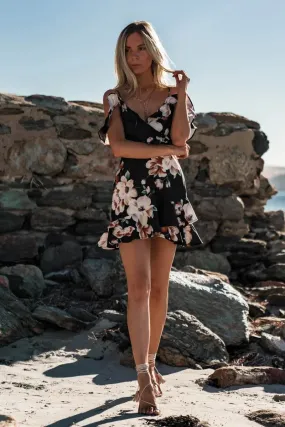 Floral Off Shoulder Spaghetti Strap Sundress