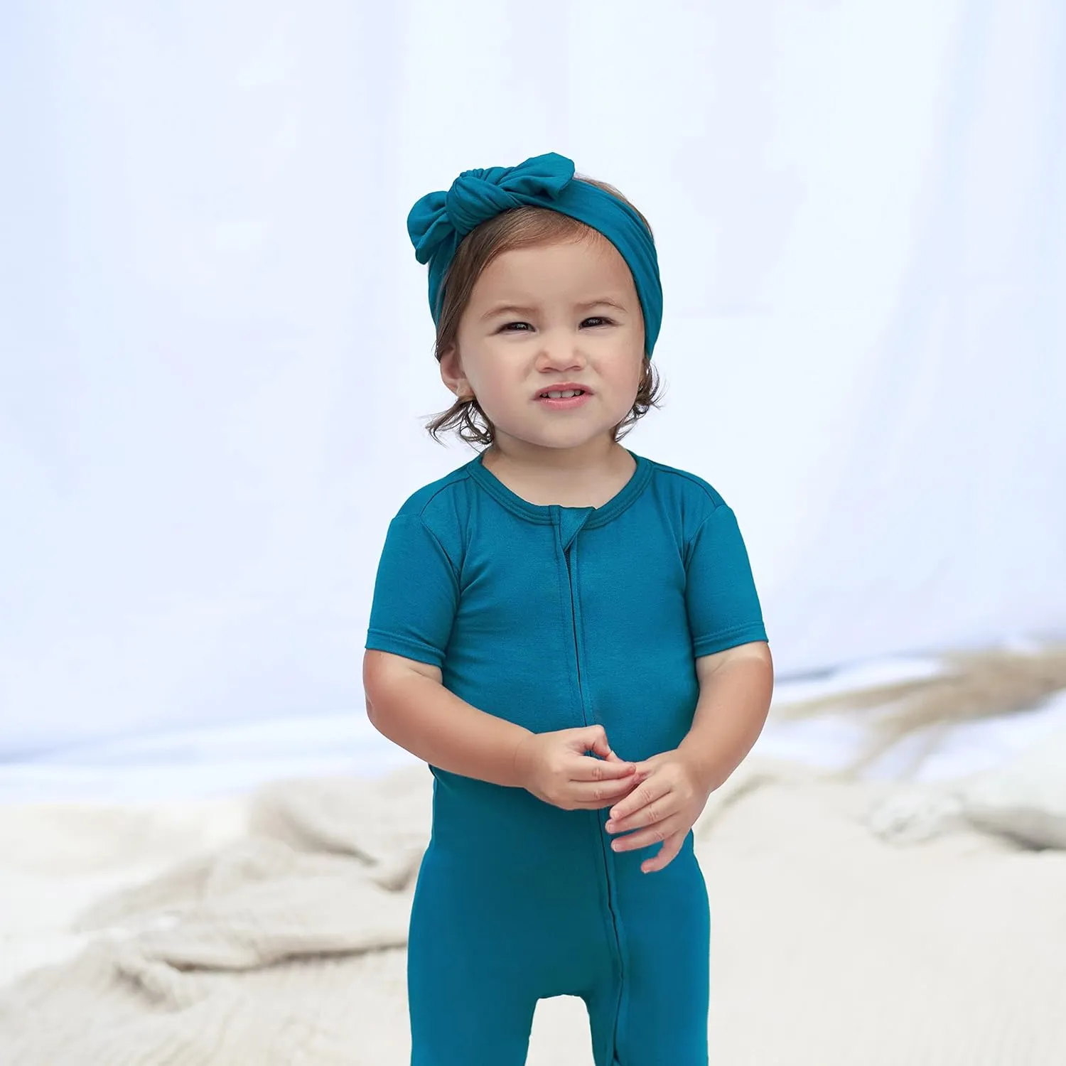 Gerber Unisex Baby Buttery Soft Short Sleeve Romper with Viscose Made from Eucalyptus