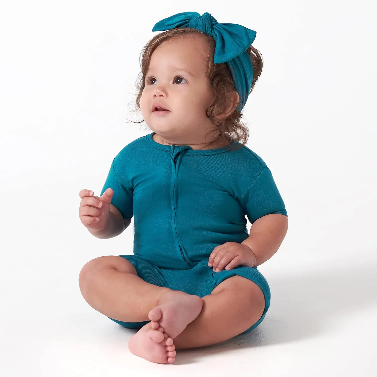 Gerber Unisex Baby Buttery Soft Short Sleeve Romper with Viscose Made from Eucalyptus