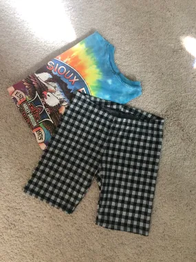 Gingham Bike Shorts