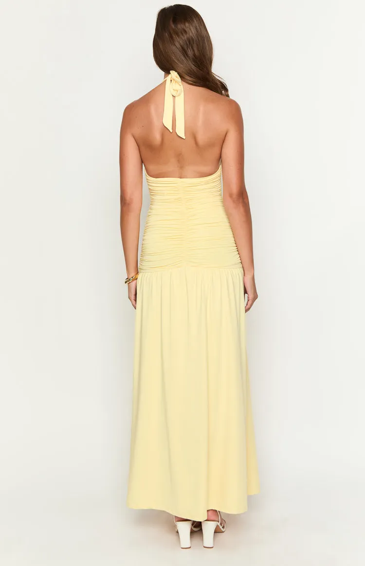 Gloria Yellow Maxi Dress