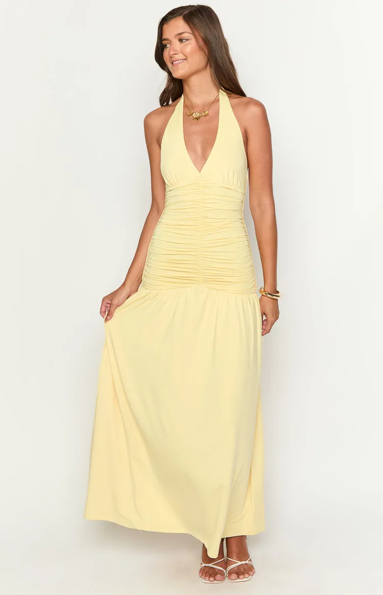 Gloria Yellow Maxi Dress