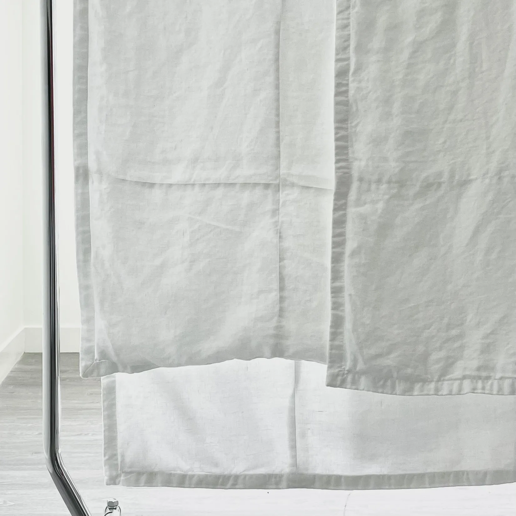 Ivory Lightweight Linen Blanket