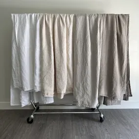 Ivory Lightweight Linen Blanket