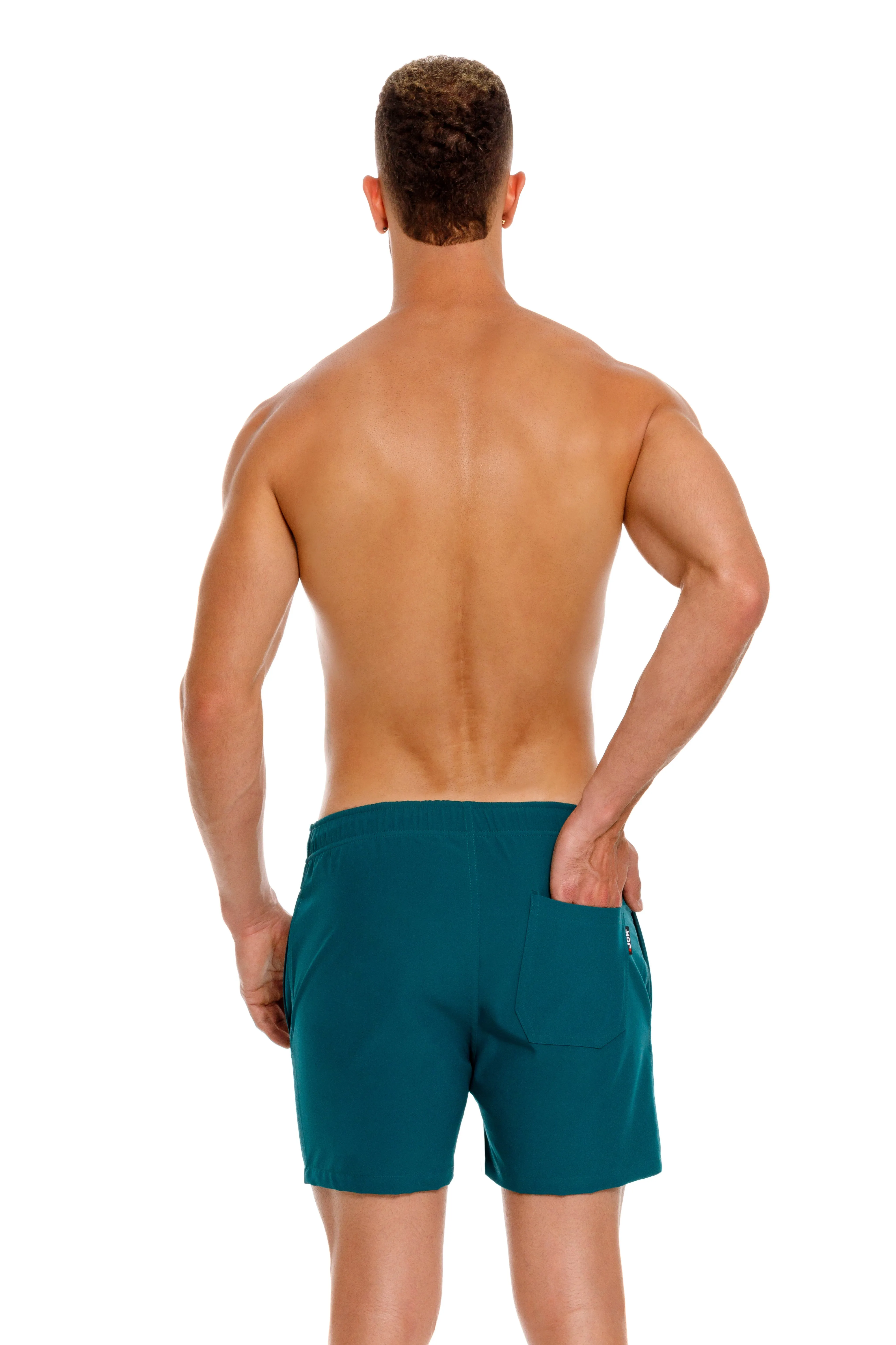 JOR Brixton 4" swim short green