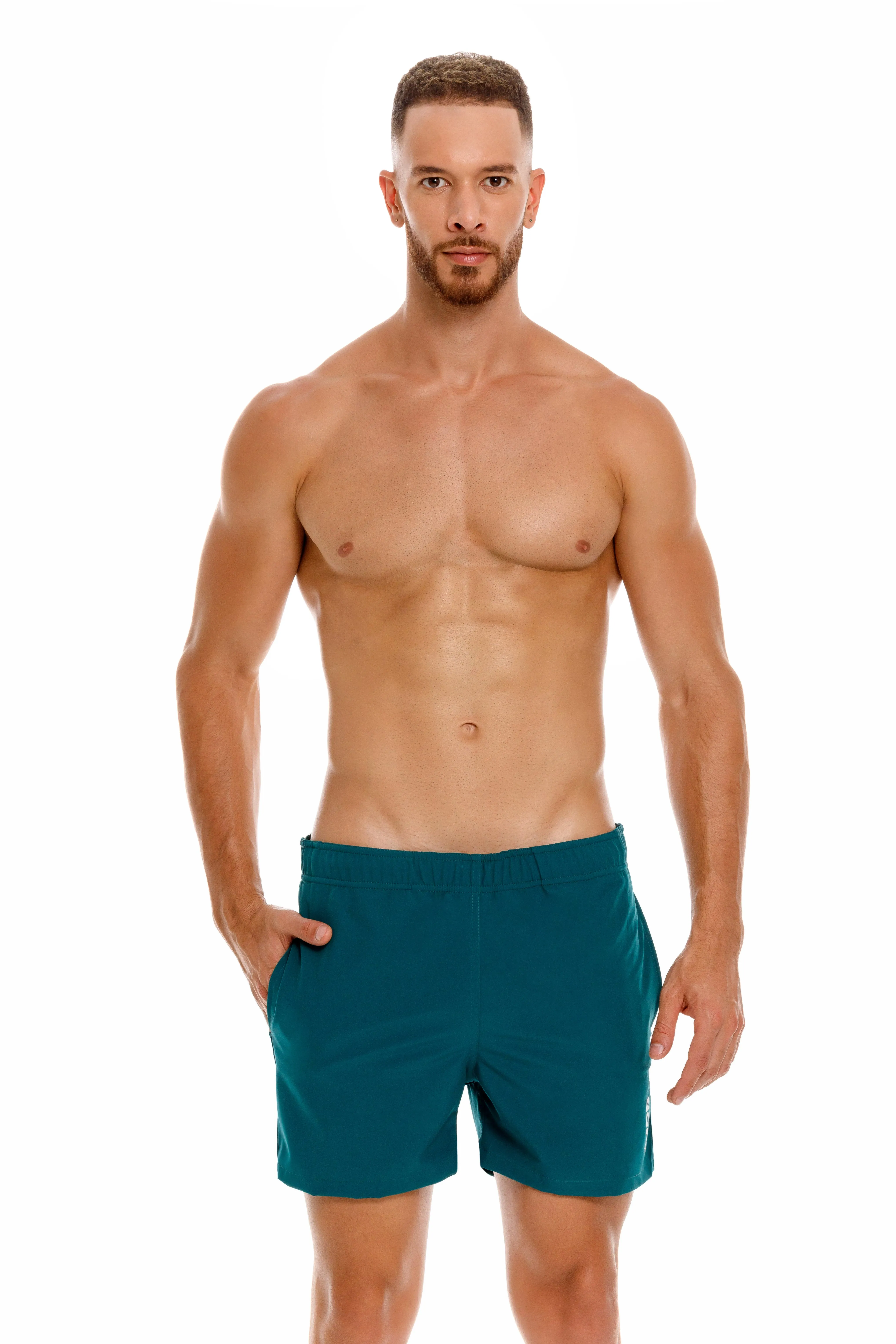 JOR Brixton 4" swim short green