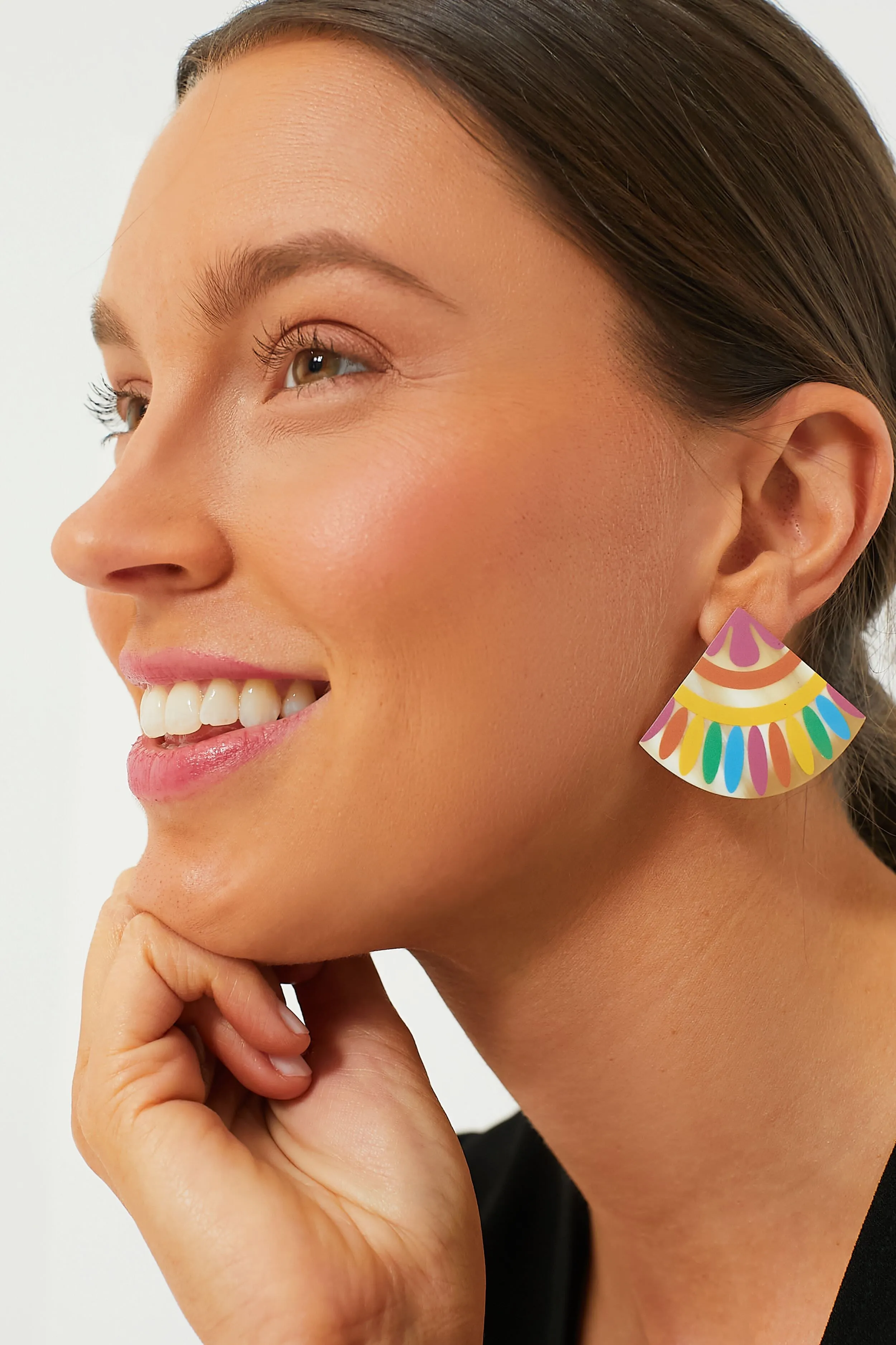 Multi Spanish Tile Earrings