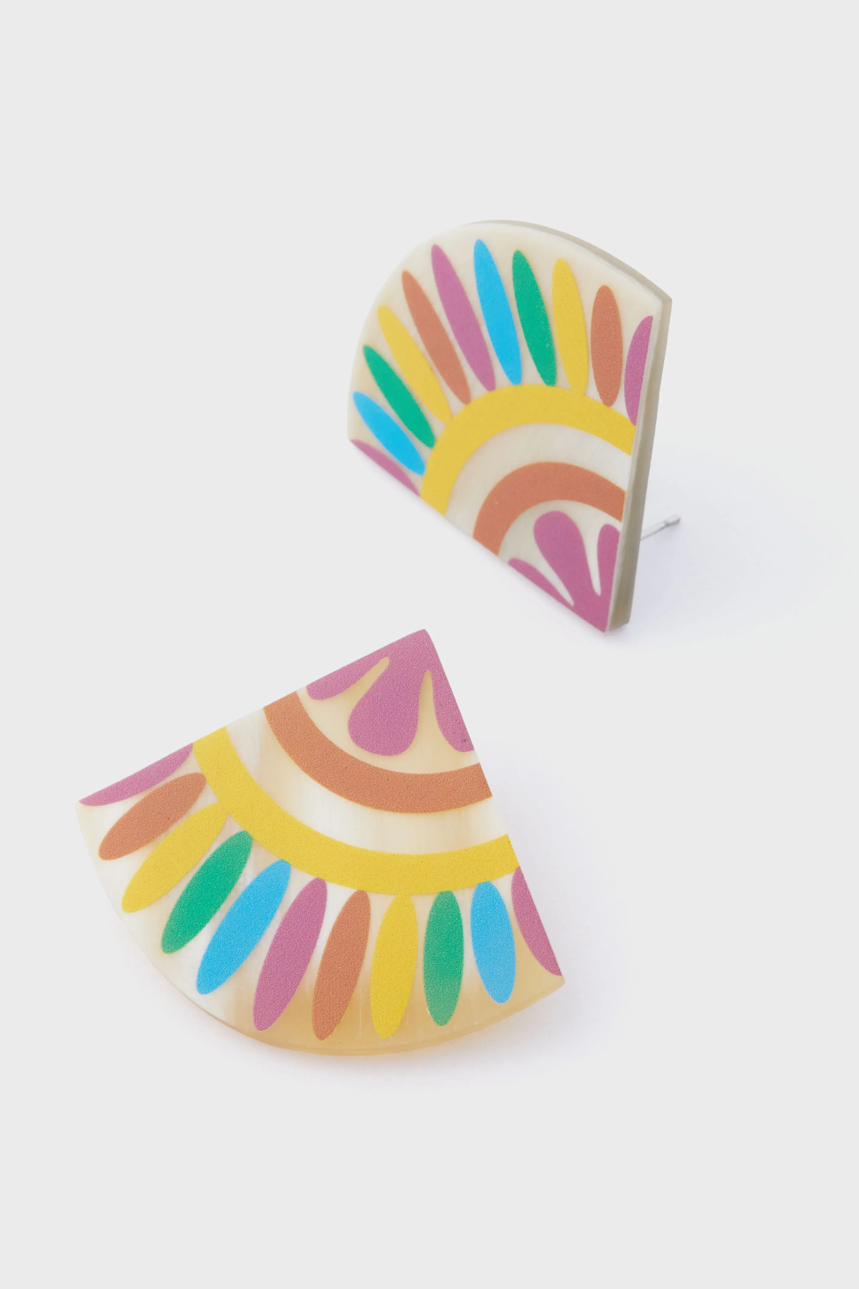 Multi Spanish Tile Earrings