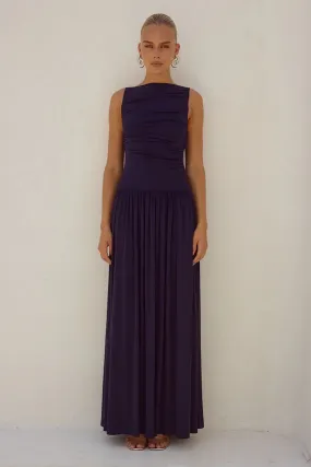 NALLA MAXI DRESS - NAVY