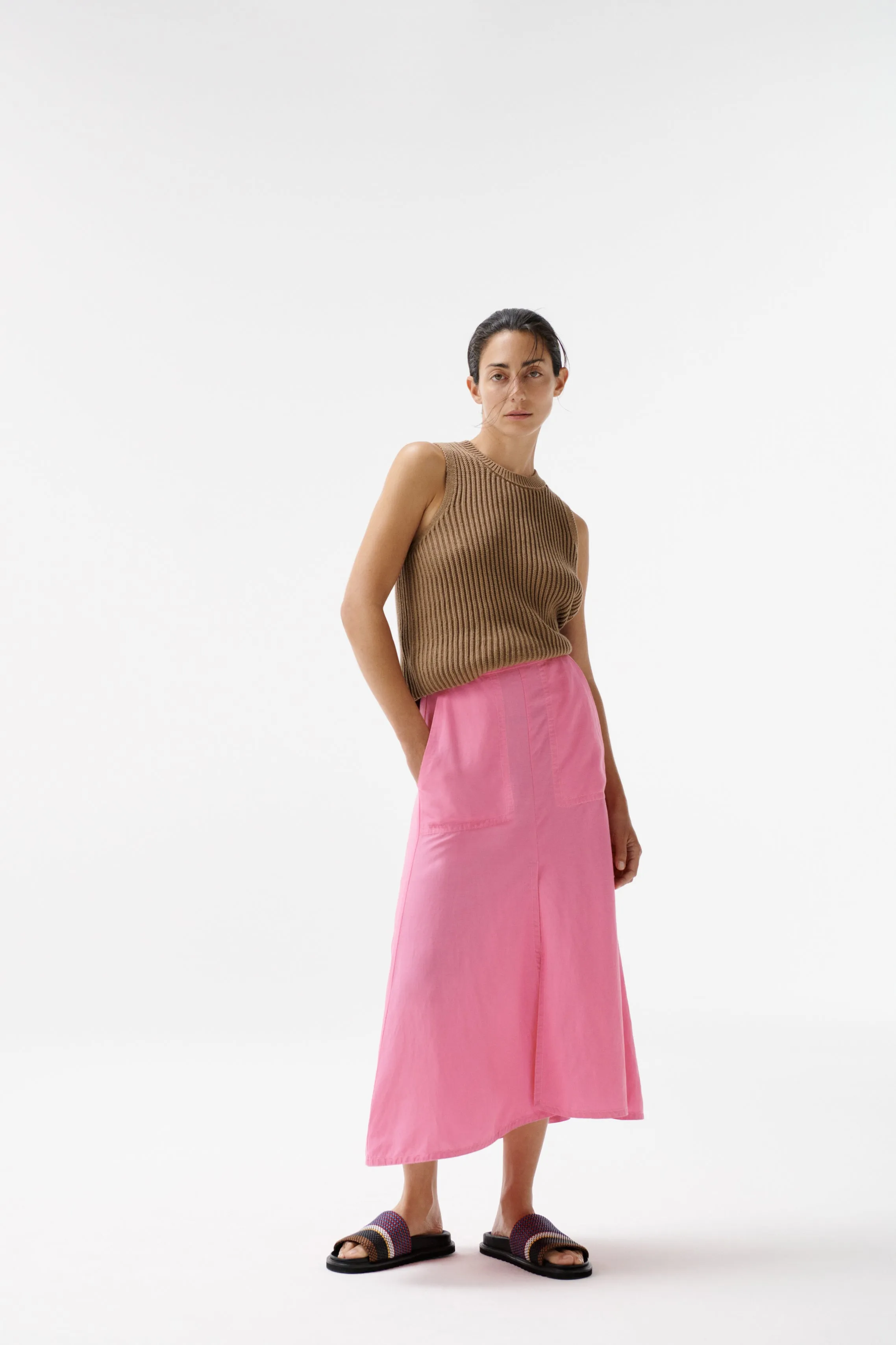 Pink Lillies pocket seam skirt