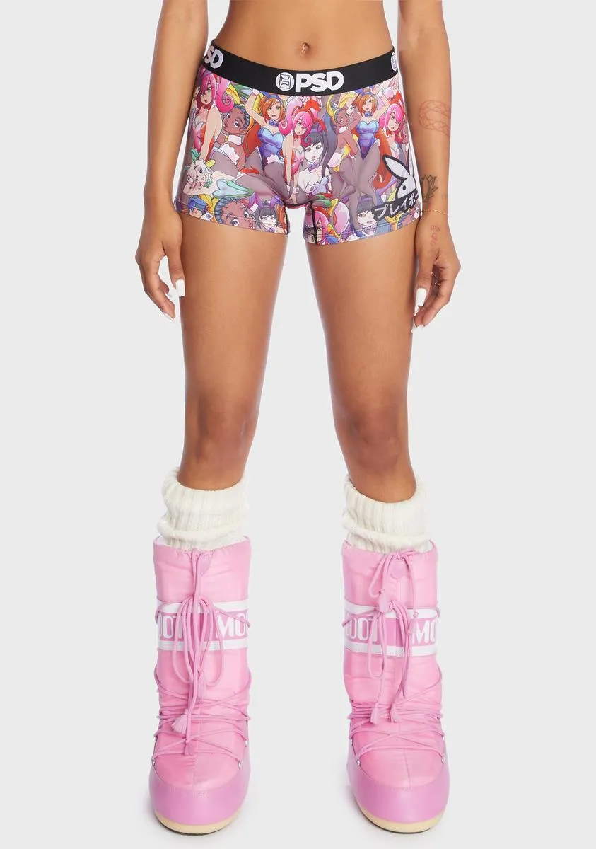 Playboy Cyber Bunnies Boy Shorts