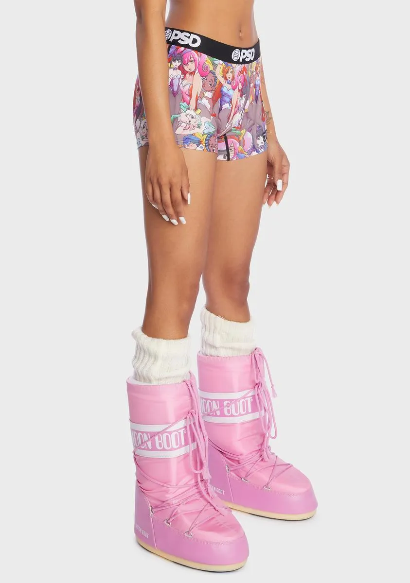 Playboy Cyber Bunnies Boy Shorts