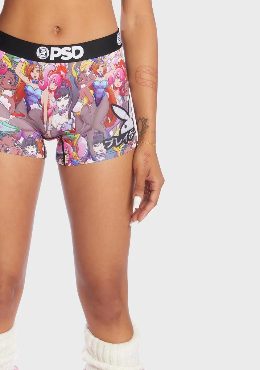 Playboy Cyber Bunnies Boy Shorts