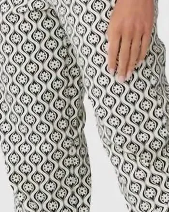 Quinn Long Sleeve Knit Top in Cream Retro Floral | Cream Retro Floral