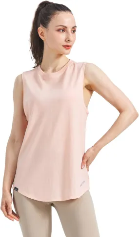 SHEEP RUN Merino Wool Tank Top Basic Yoga Shirt Wicking Breathable Light-Weight Shirt