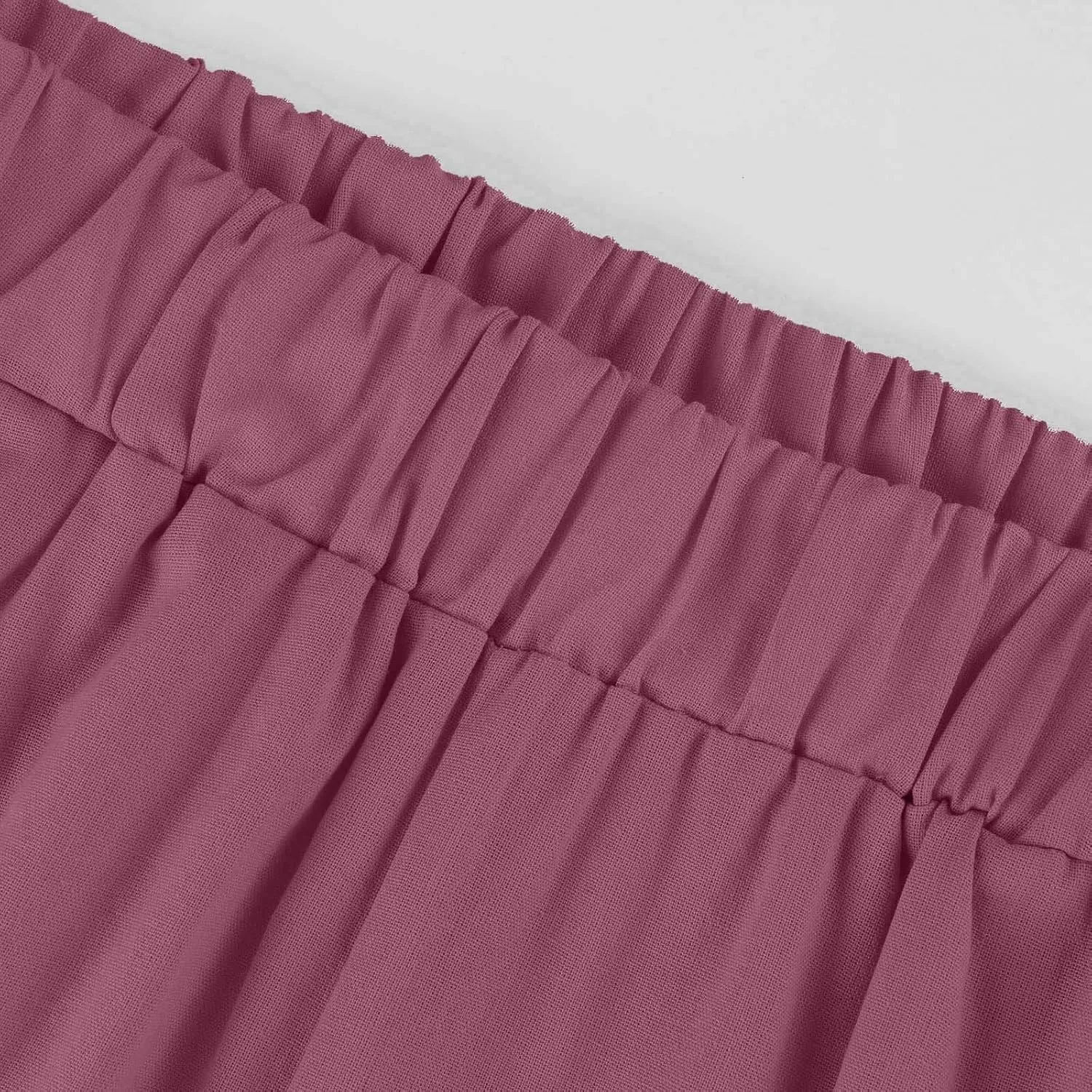 Summer Pants for Women 2024 Casual Dressy Linen Beach Drawstring Capri Crop Pants 2024 Elastic Waist Crop Trousers