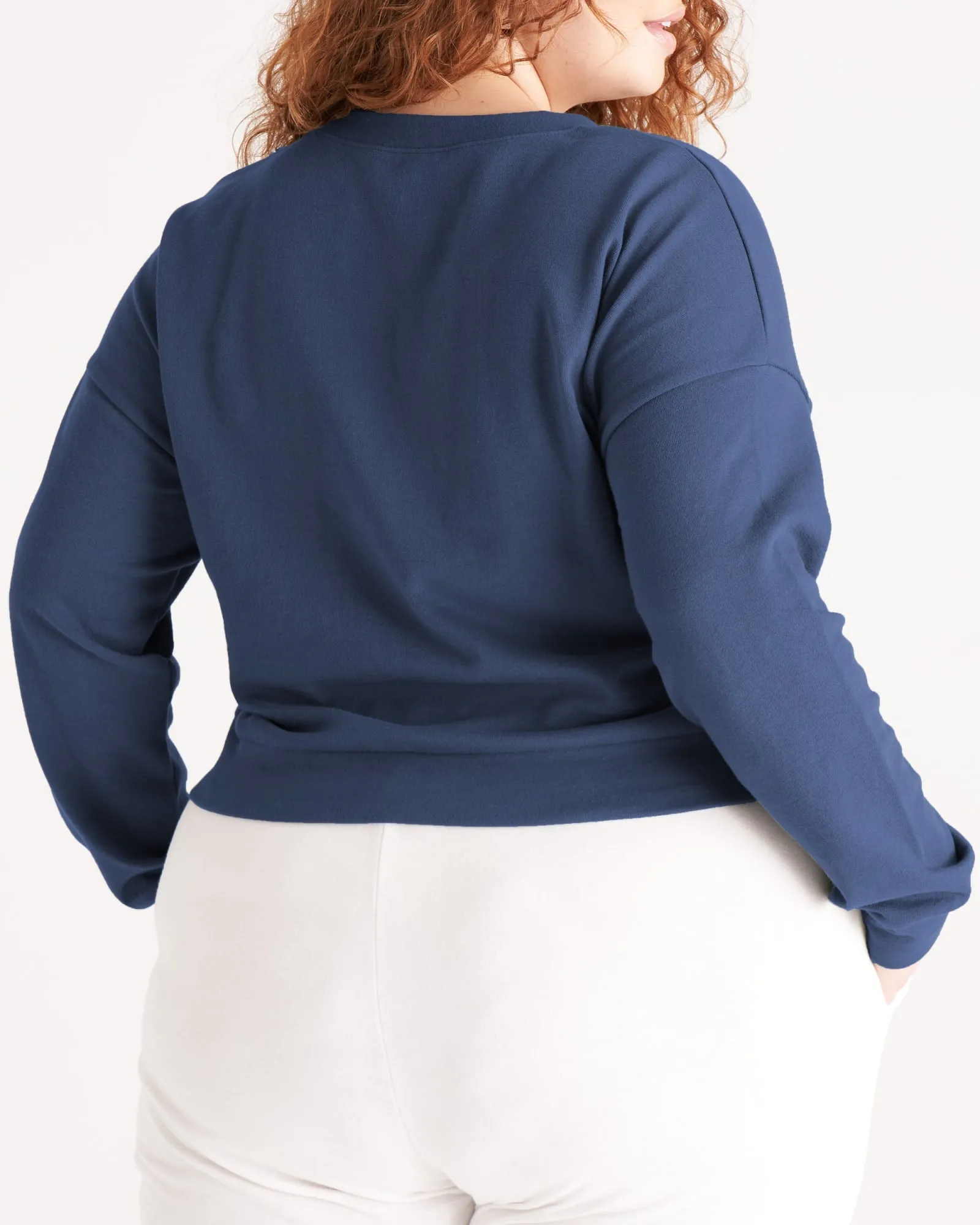 The Cropped Sweatshirt | Midnight