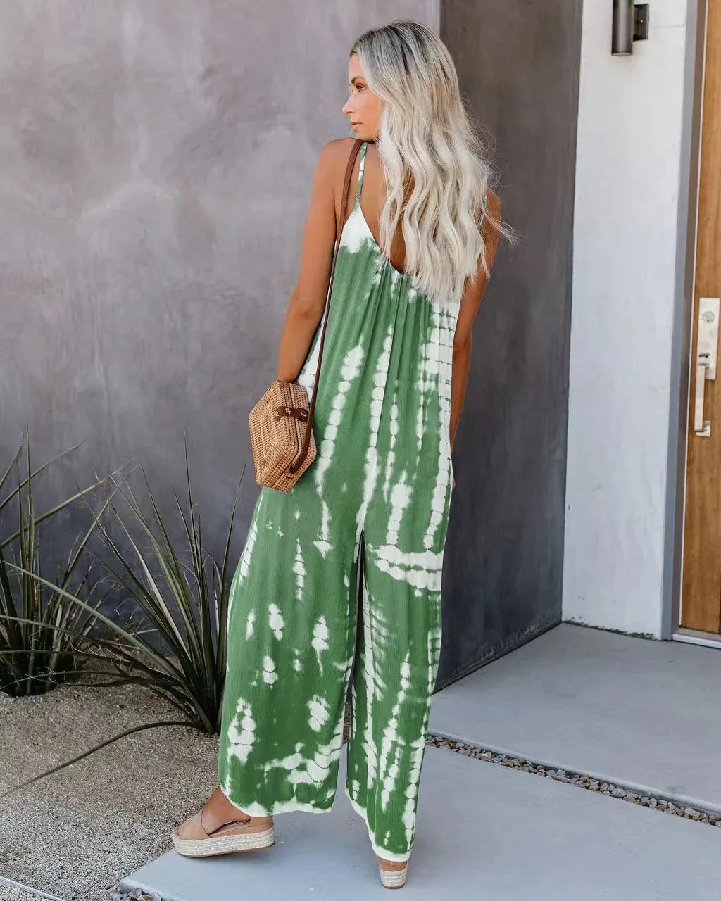 The Sandra Tie-Dye Loose Jumpsuit for Women