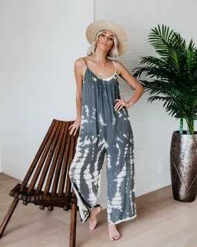 The Sandra Tie-Dye Loose Jumpsuit for Women