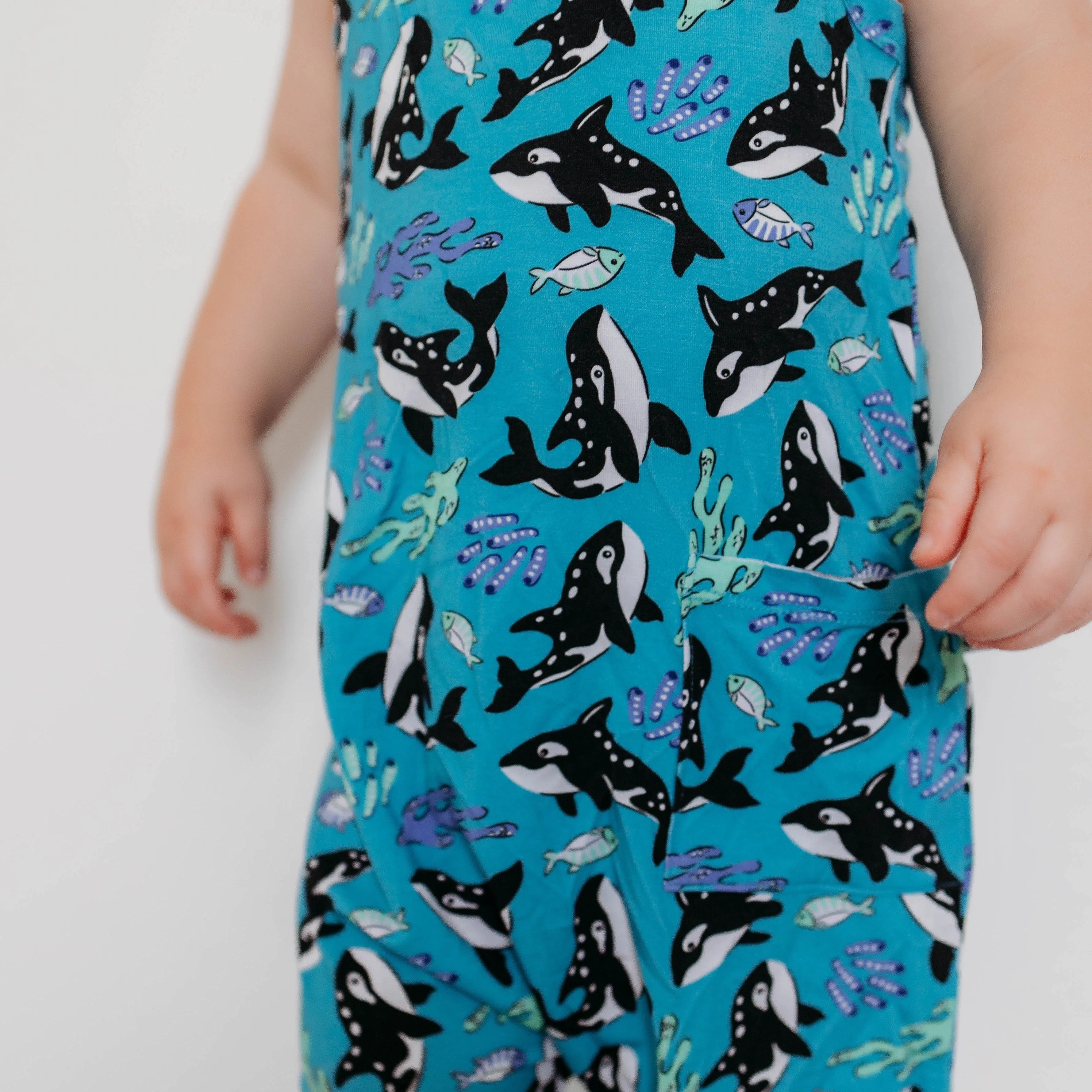 Under The Sea Racerback Pocket Romper