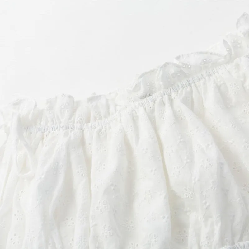 Women's Summer Casual Long-Sleeved Off-Shoulder Crop Top